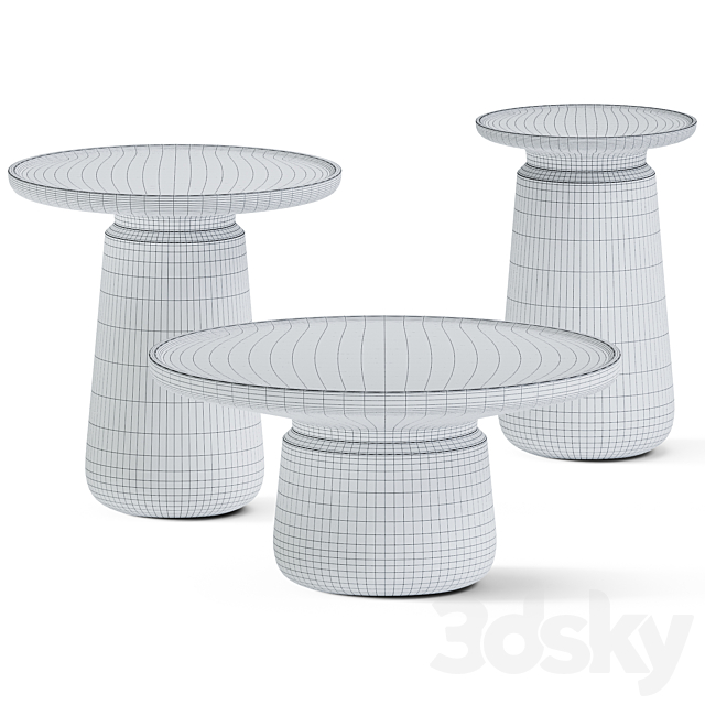 Coffee Side Tables Altana by MMairo 3DSMax File - thumbnail 3