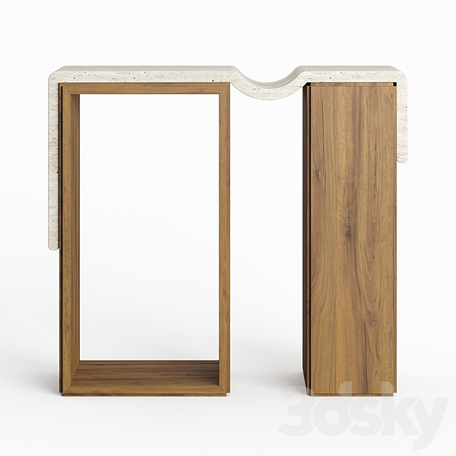 Bower Melt Console Table 3dsky