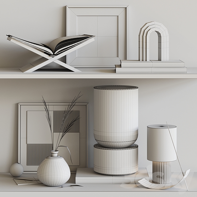 Decorative set with Bang & Olufsen 3dmodel