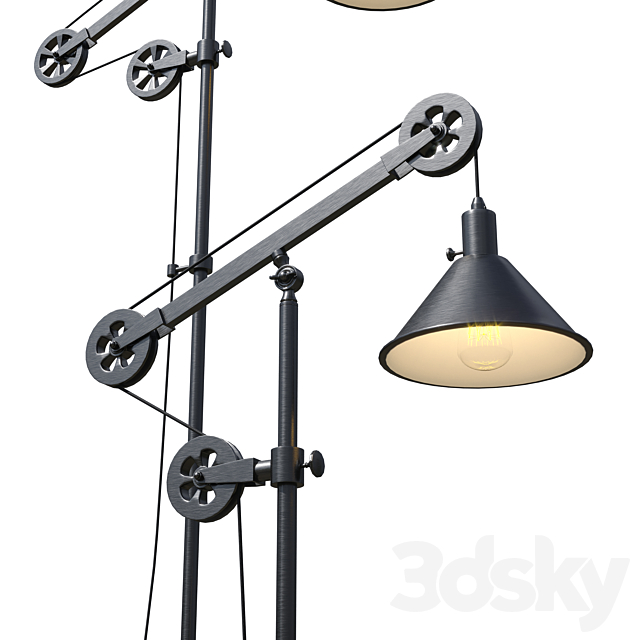 Carlisle floor Lamp 3d