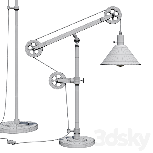 Carlisle floor Lamp 3d Download