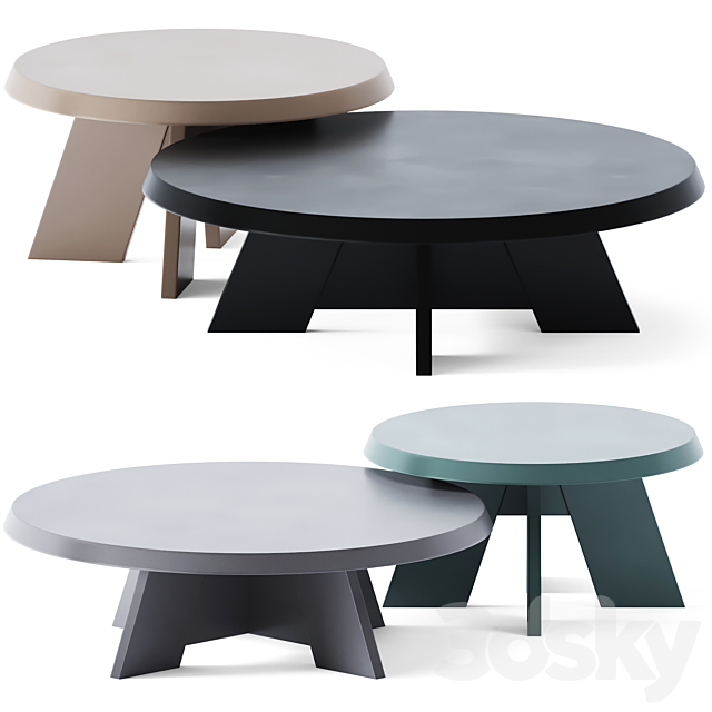 Coffee Tables Itske by Piet Boon 3DSMax File - thumbnail 1
