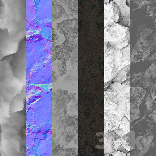 Rock cliff wall ?18 3dskyfree