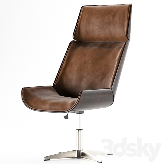 Oxford office chair (GreenTree) 3DSMax File - thumbnail 5
