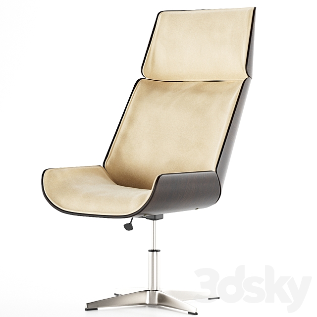 Oxford office chair (GreenTree) 3DSMax File - thumbnail 6