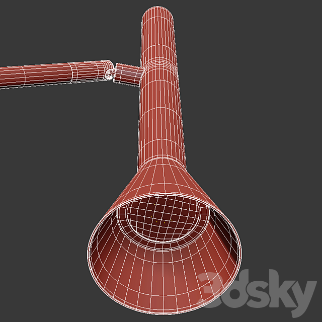 Floor lamp Aromas Lyb P1274 Matt Black 3DS Max Model - thumbnail 5