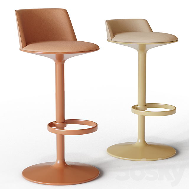 Bar stool HULA 46 – Andreu World 3DSMax File - thumbnail 1
