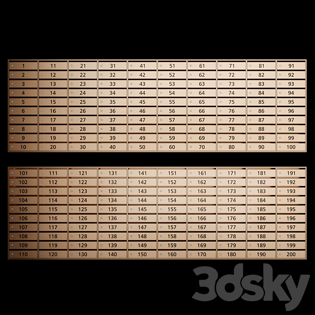 Comfort _ business class mailboxes 3d