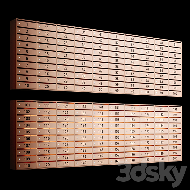 Comfort _ business class mailboxes 3dsky