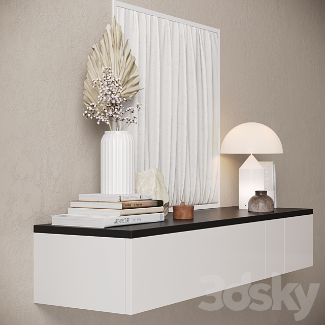 Decorative Set Beige 3dskyfree