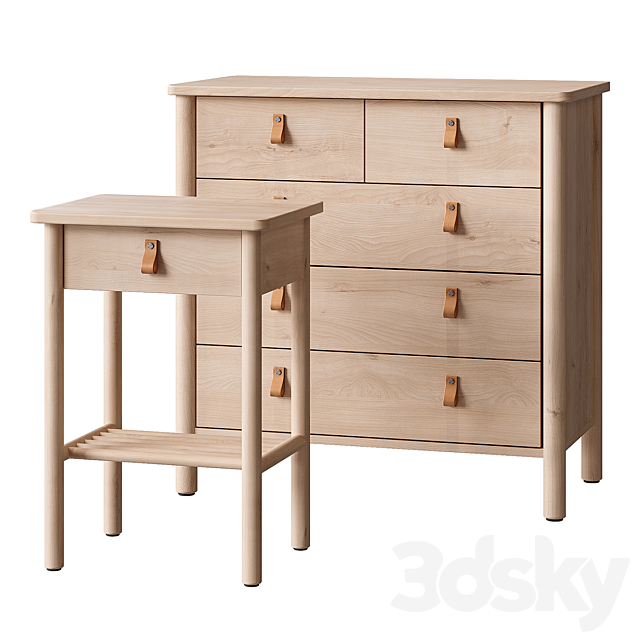 BJÖRKSNÄS _ BJORKSNAS Cabinet and chest of drawers IKEA 3DSMax File - thumbnail 3