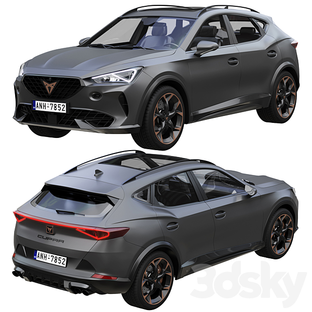 Cupra Formentor 2021 3d