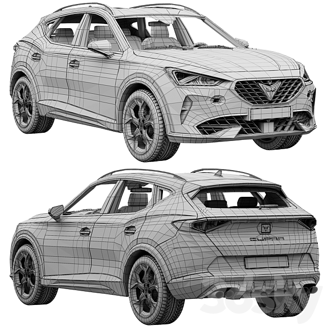 Cupra Formentor 2021 3dskyfree