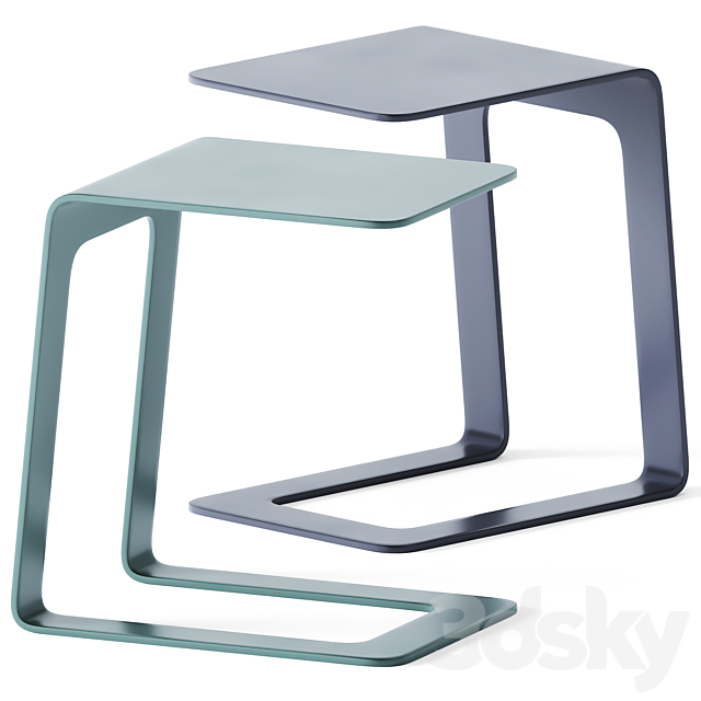Side Table Open 32 by Manutti 3d