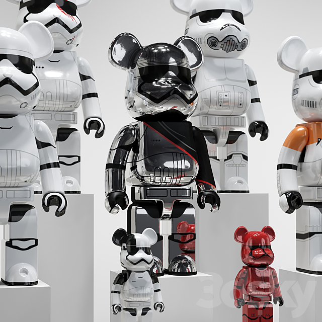 Bearbrick _ Star Wars 3d