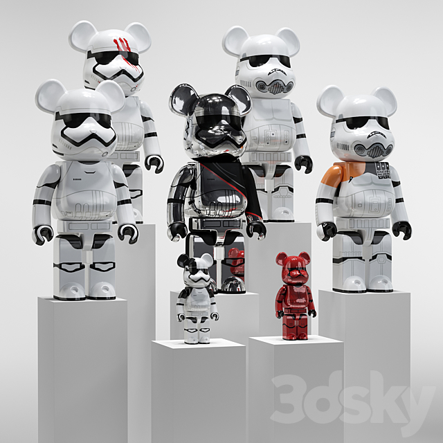Bearbrick _ Star Wars 3dsky