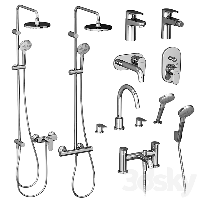 HANSGROHE Set 5 | Vernis | 3d