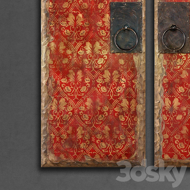 Wood panel 131 3d