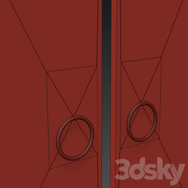 Wood panel 131 3dsky