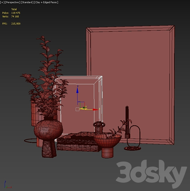 Decorative Set 3dsky