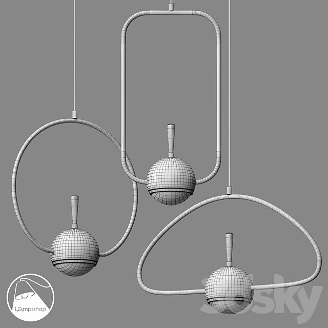 LampsShop.ru PDL2135 Pendant Limerence 3d