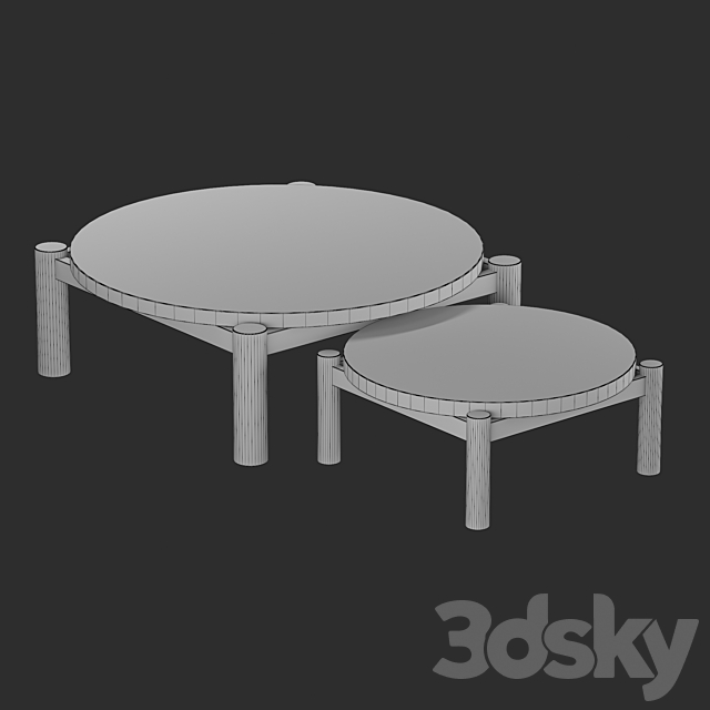 Coffee Tables (Eichholtz) 3DSMax File - thumbnail 4