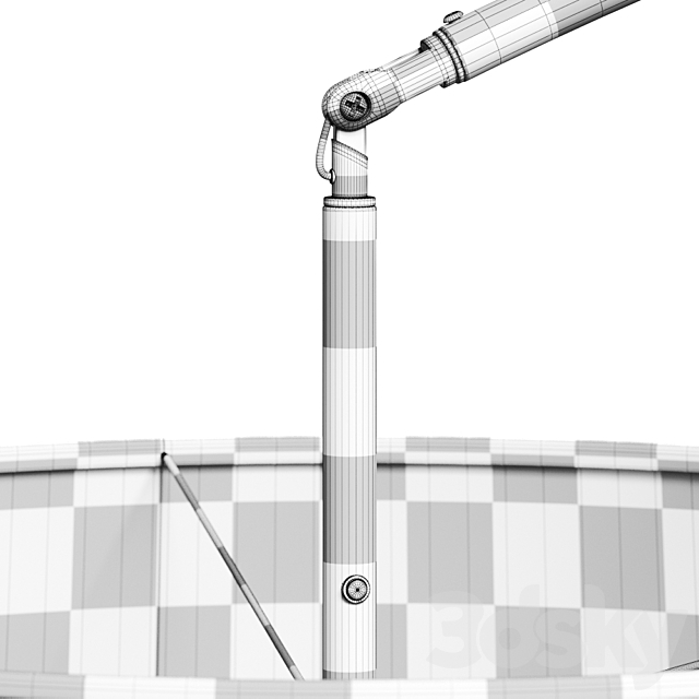Ikea Skottorp _ Skaftet Floor Lamp Comp. 1 3dsky
