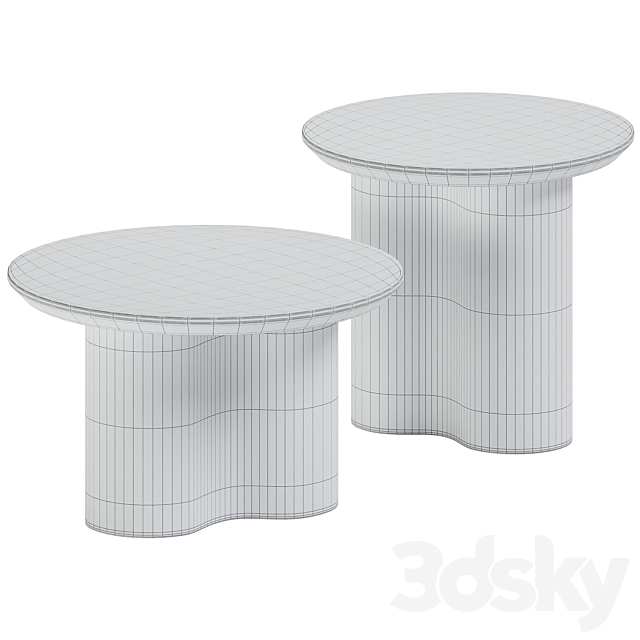 Side Tables Prince by Grazia & Co 3d