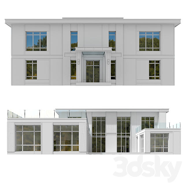 House in the Wright style 3DSMax File - thumbnail 6