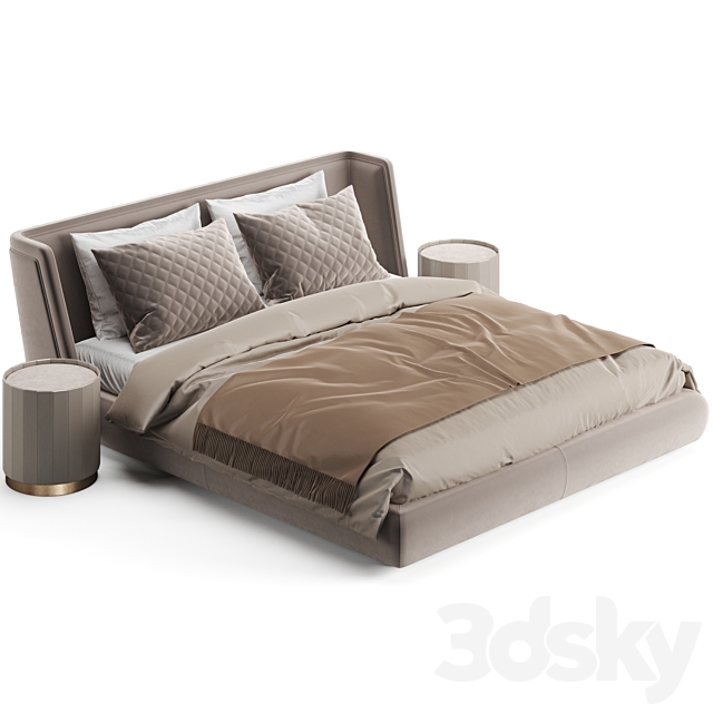Baxter Metropolis Plain Bed 3dskyfree