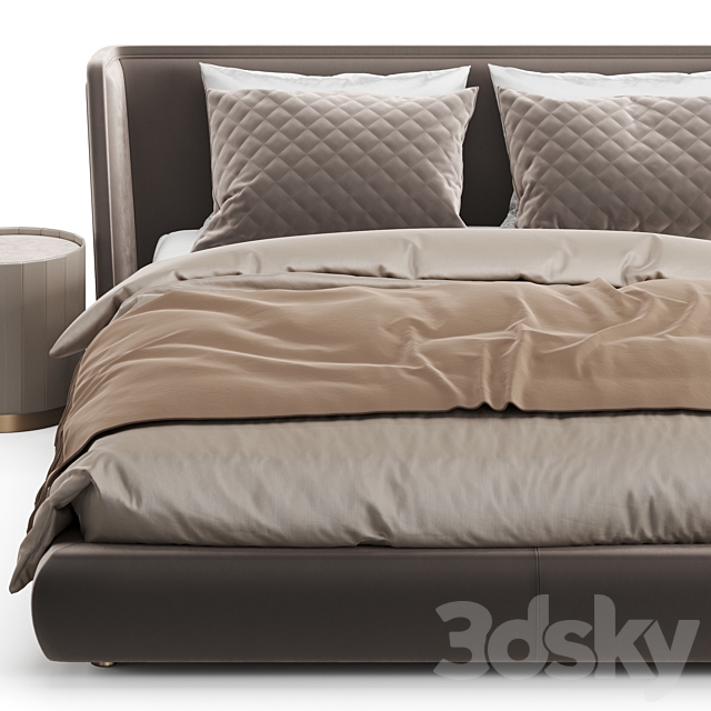 Baxter Metropolis Plain Bed 3dmodel