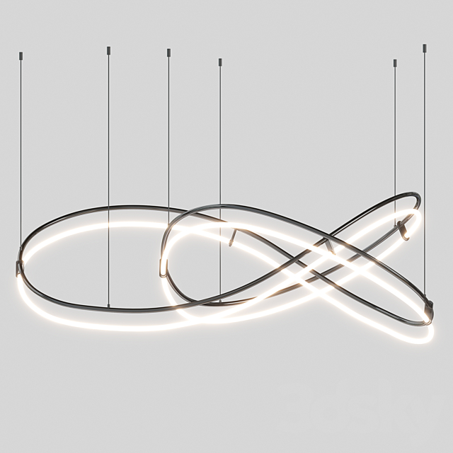 Decorative chandelier 3d