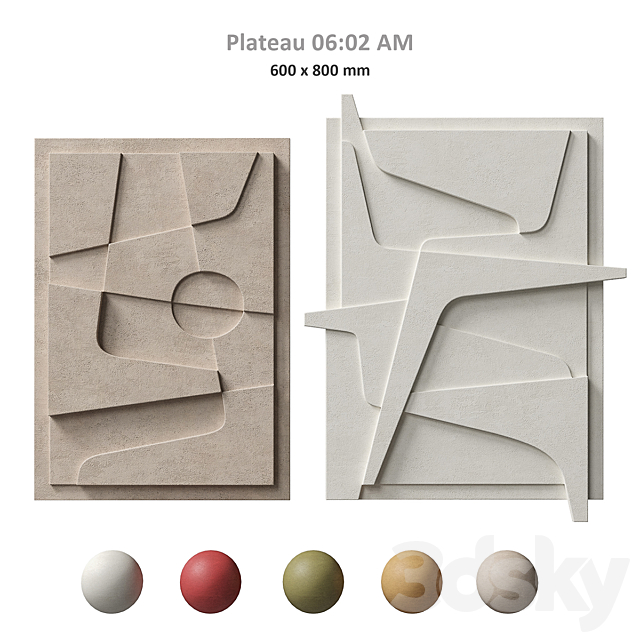 Atelier Plateau. Relief set 13 3DSMax File - thumbnail 1