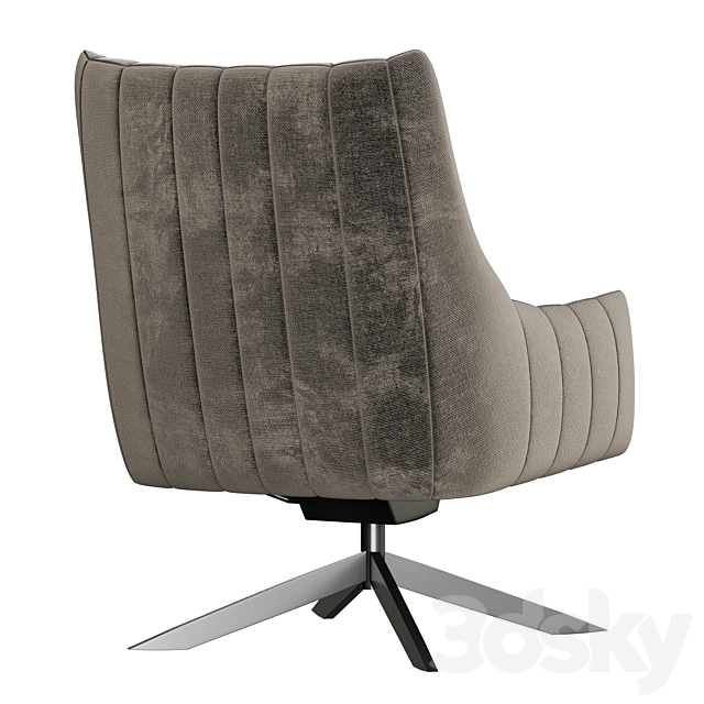 RUBIE Armchair by Freifrau 3dsky