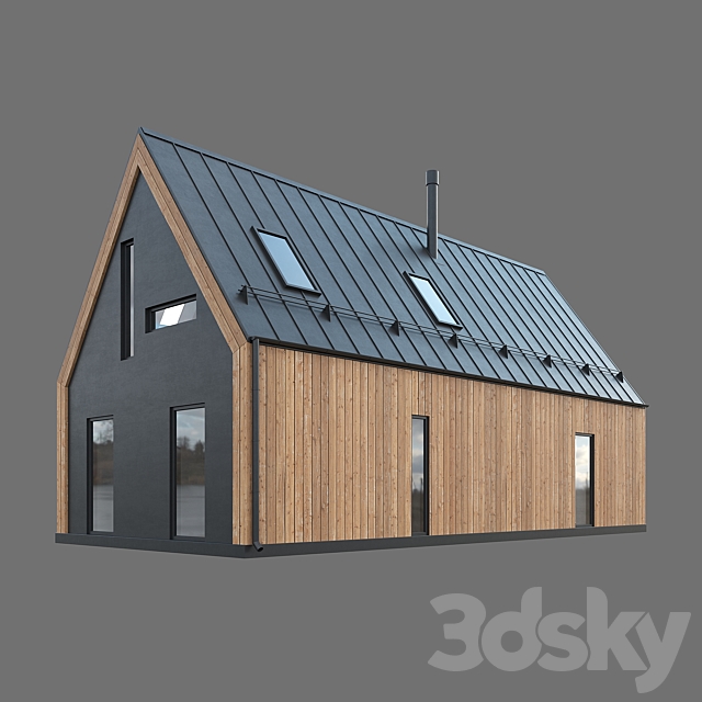 Barn house 01 3DSMax File - thumbnail 4