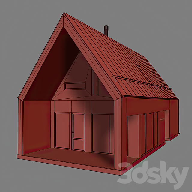 Barn house 01 3DSMax File - thumbnail 6