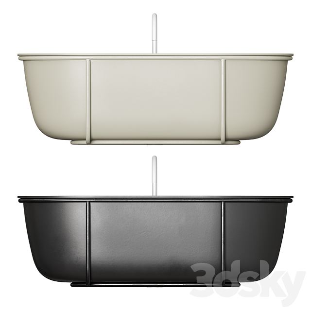 Agape CUNA Bathtub 3DS Max Model - thumbnail 4