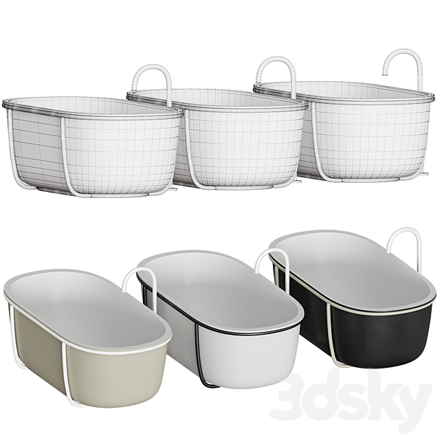 Agape CUNA Bathtub 3DS Max Model - thumbnail 6