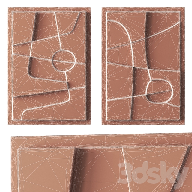 Atelier Plateau relief artwork 3dmodel