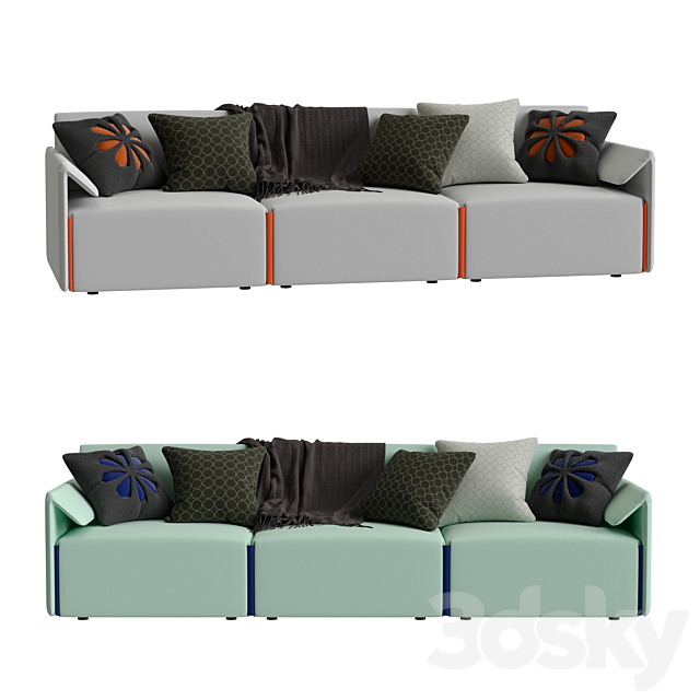 Costume sofa by Magis 3DSMax File - thumbnail 1