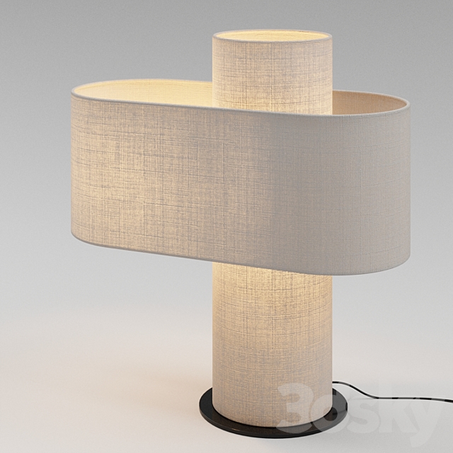 CRATE & BARREL Heron Glowing Table Lamp 3d