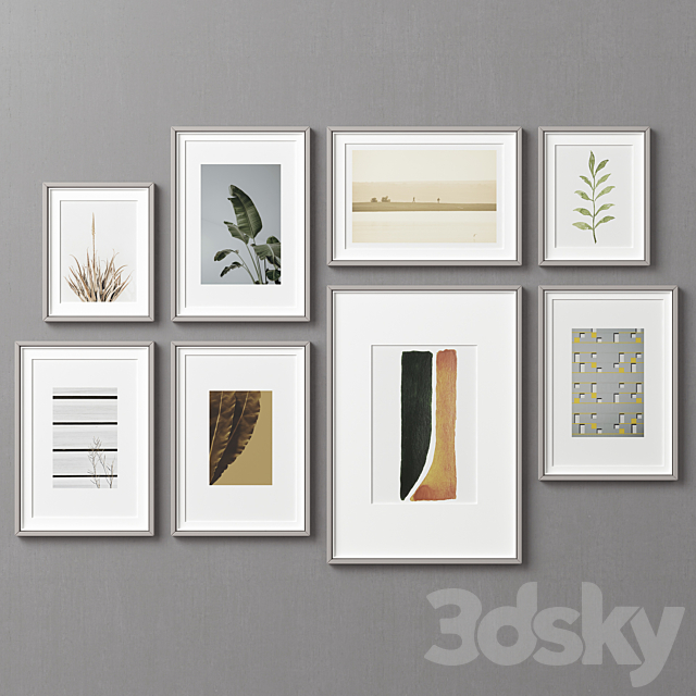 Picture Frames Set -253 3dsky