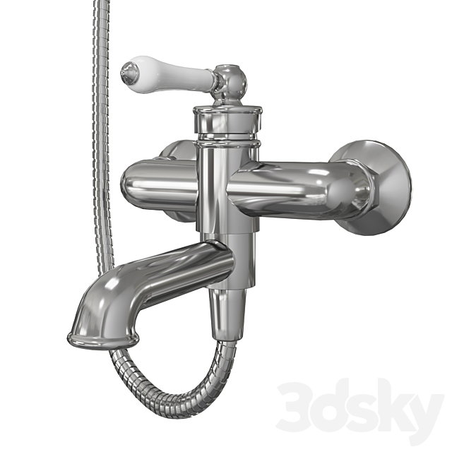 Bathroom sink Oxford IDDIS faucet 3DS Max Model - thumbnail 4