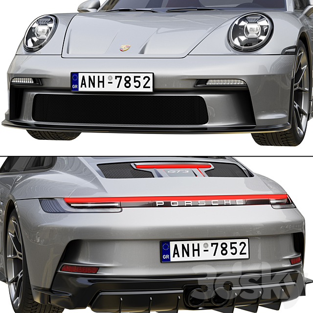 Porsche 911 GT3 Touring 2022 3dsky