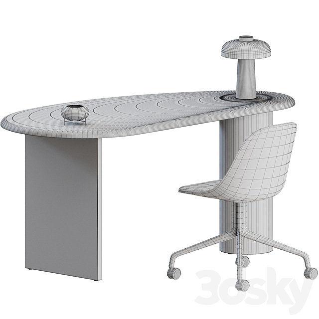 Office Set by Menu 3dsky