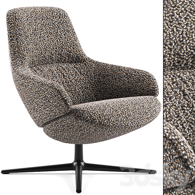 Aston Club 4 ways low backrest by Arper Free Download
