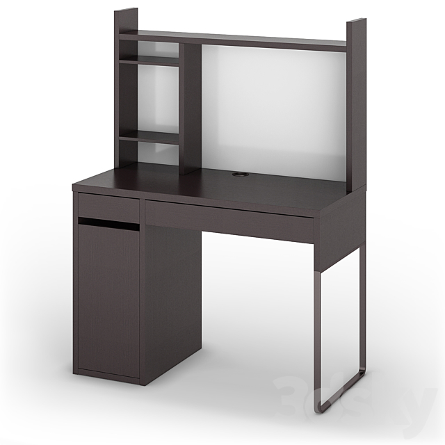 Set of desks IKEA set 2 3DSMax File - thumbnail 5