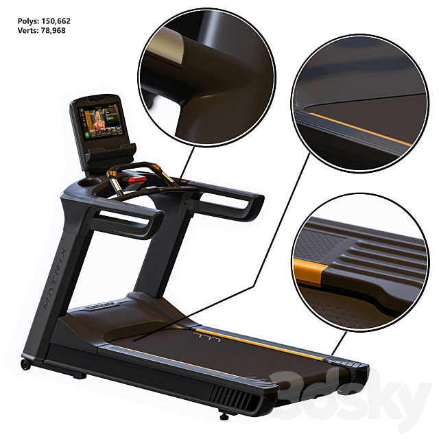 Matrix Fitness for Exercise Gym ( Performance Series ) 3dsky