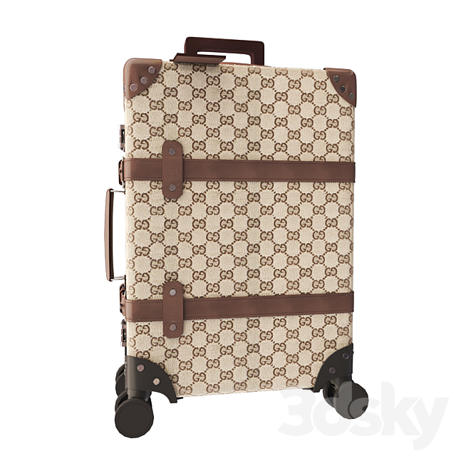 Globe-Trotter GG medium suitcase Gucci 3dsky