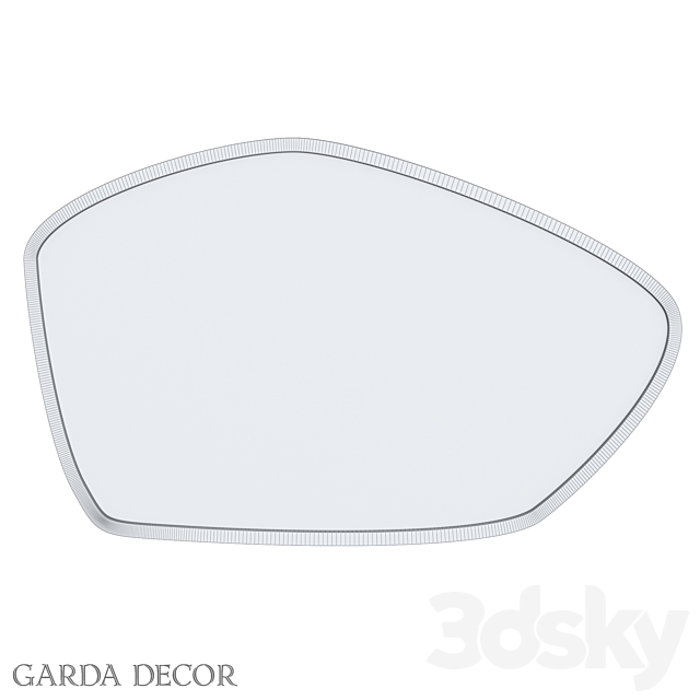 MIRROR “DIAMOND” 19-OA-8003 Garda Decor 3DSMax File - thumbnail 2